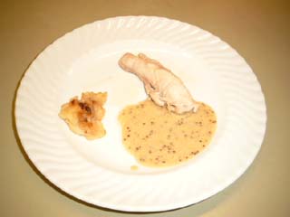 Kaninchenfilets mit Apfelspalten