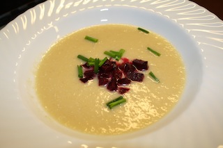 Porree-Sellerie-Suppe