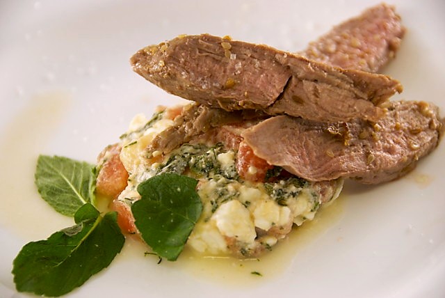 Gewürz-Lammfilet mit Melonen-Feta-Tatar Book