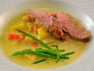 Kalbs-Tafelspitz mit Senf-Würze 